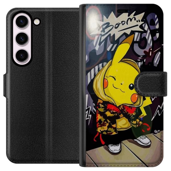 Kompatibel Tegnebogsetui til Samsung Galaxy S23 Pikachu