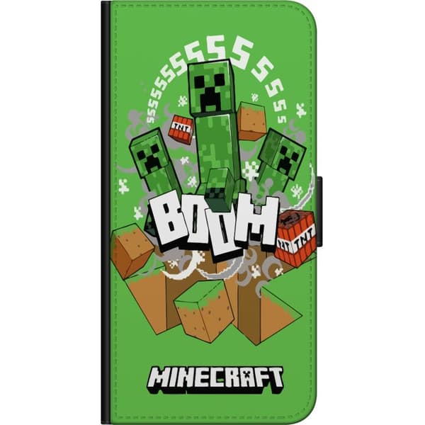 Kompatibelt Plånboksfodral till Samsung Galaxy A20s Minecraft