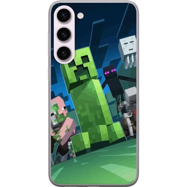 Kompatibel Mobilcover til Samsung Galaxy S23+ MineCraft