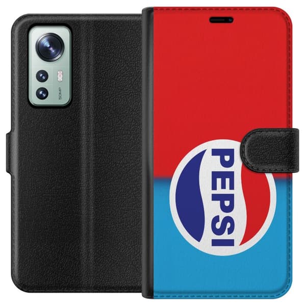 Kompatibel Tegnebogsetui til Xiaomi 12 Ikonisk Pepsi-design