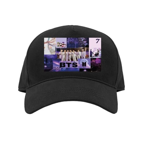 Justerbar Kasket til Voksen BTS BTS Sort Voksen