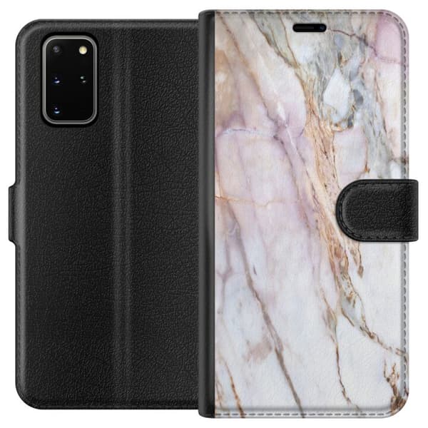 Kompatibelt Plånboksfodral till Samsung Galaxy S20+ Marmor