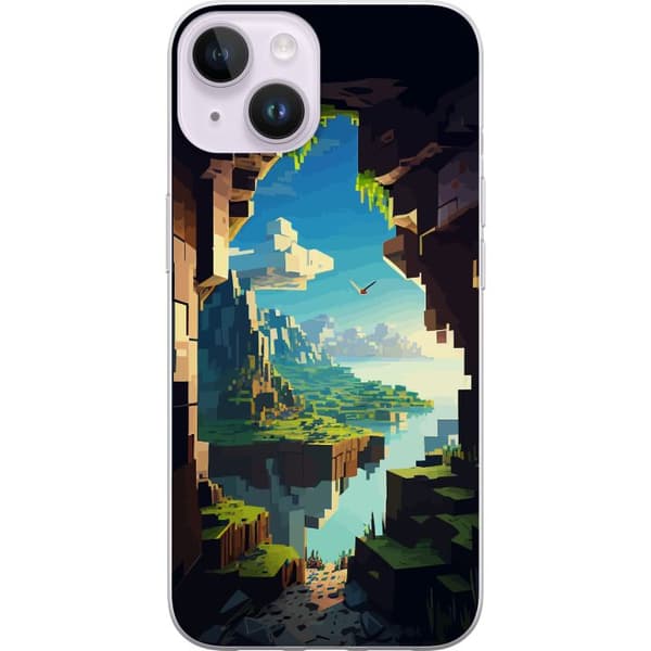 Yhteensopiva Puhelinkuori Apple iPhone 14 Plus Minecraft