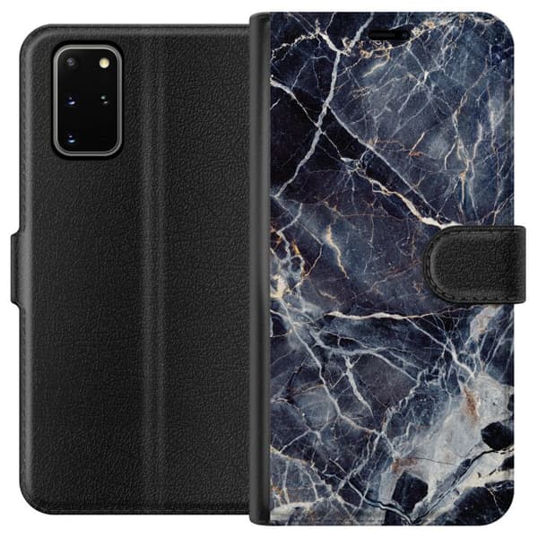 Kompatibelt Plånboksfodral till Samsung Galaxy S20+ Marbled