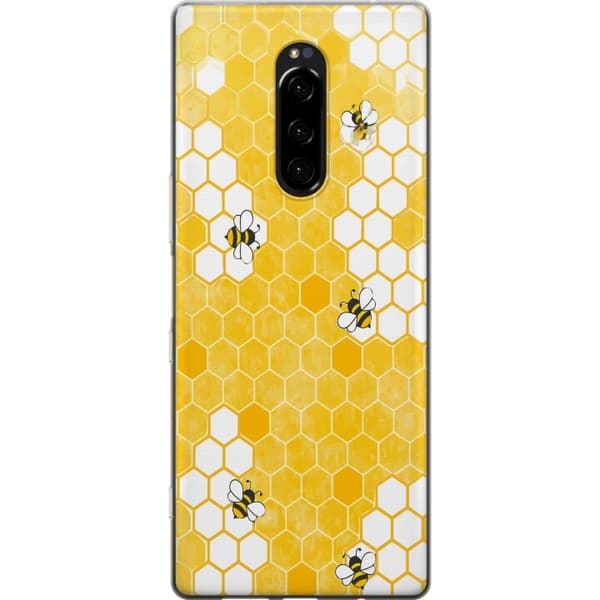 Kompatibelt Mobildeksel til Sony Xperia 1 Bin och honungskaka