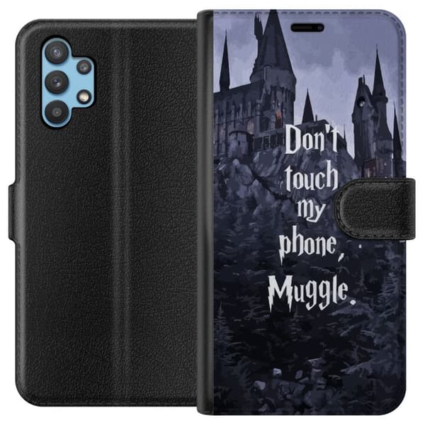 Kompatibelt Plånboksfodral till Samsung Galaxy A32 5G Harry Potter Text