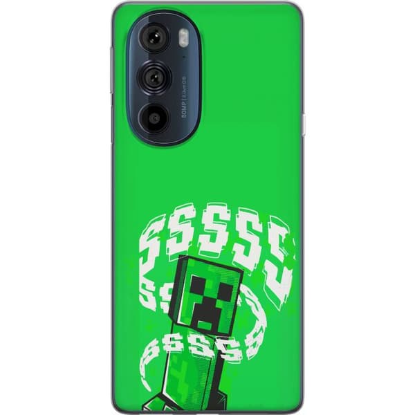Kompatibelt Mobildeksel til Motorola Edge 30 Pro Grön pixelfigur