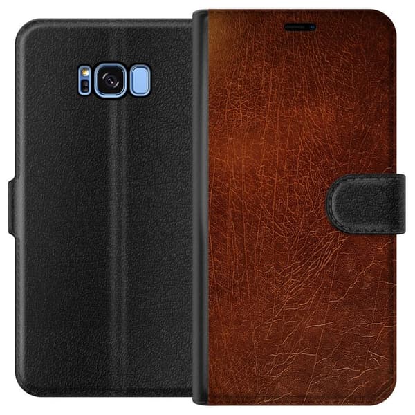Kompatibelt Plånboksfodral till Samsung Galaxy S8 Läder