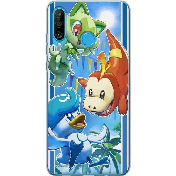 Kompatibelt Mobilskal till Huawei P30 lite Pokemon Team