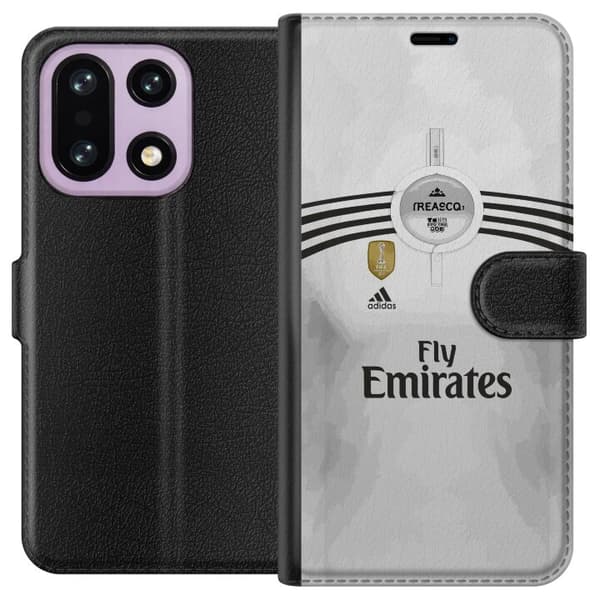 Kompatibelt Lommeboketui til OnePlus 15 Vit fotbollströja