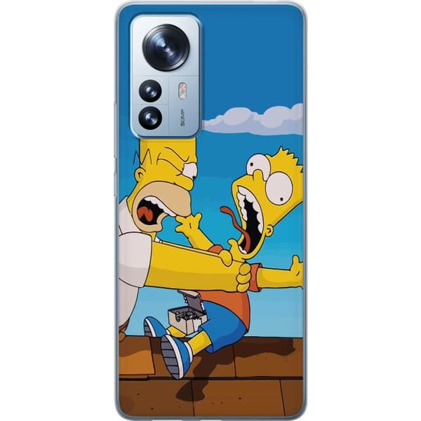 Kompatibelt Mobilskal till Xiaomi 12 Pro The Simpsons