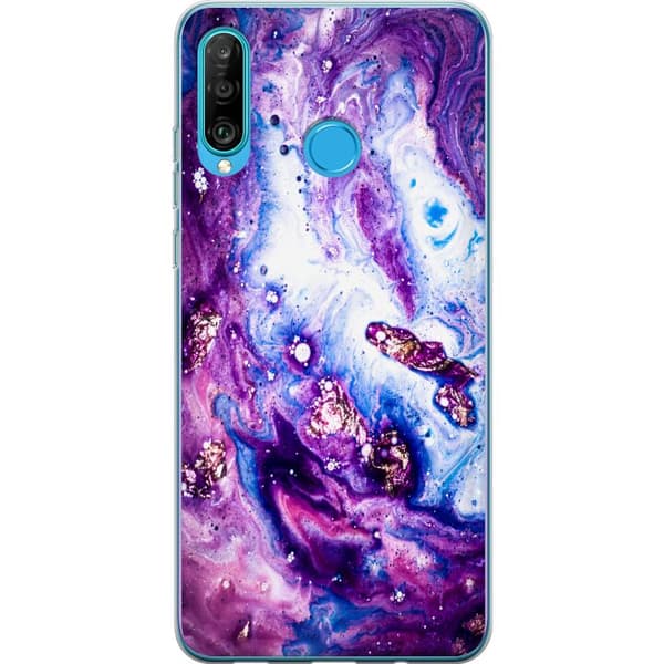 Kompatibelt Mobilskal till Huawei P30 lite Lila