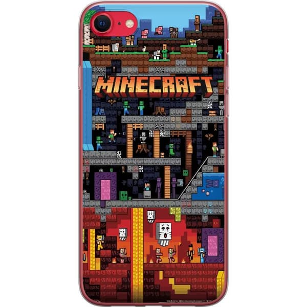 Kompatibel Mobilcover til Apple iPhone SE (2020) Minecraft