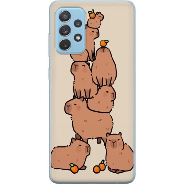 Kompatibelt Mobilskal till Samsung Galaxy A52 5G Capybara