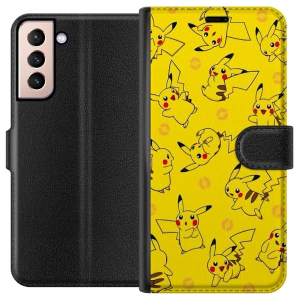 Kompatibelt Lommeboketui til Samsung Galaxy S21 Pikachu