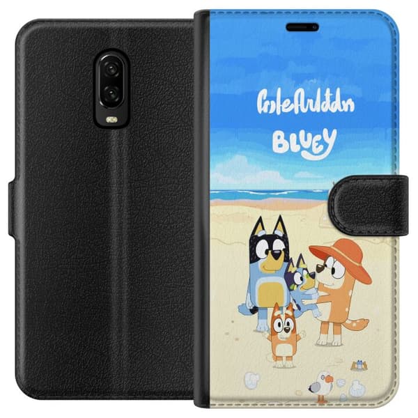 Kompatibel Tegnebogsetui til OnePlus 6T Bluey