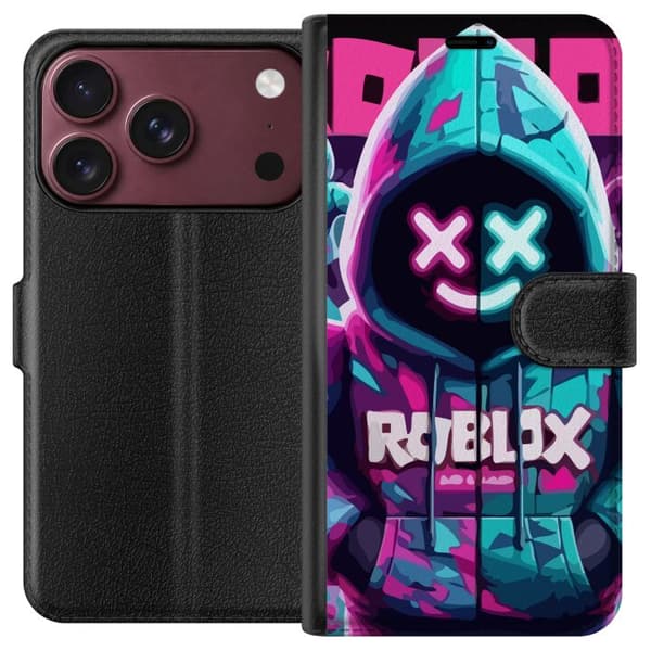 Kompatibel Tegnebogsetui til Apple iPhone 18 Pro Roblox