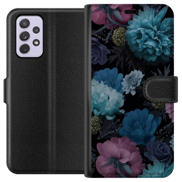 Kompatibelt Lommeboketui til Samsung Galaxy A52s 5G Blomster