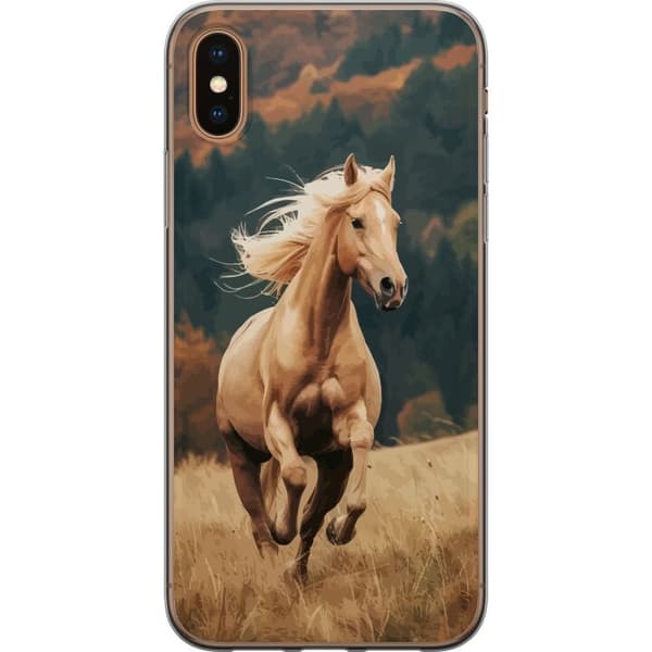 Kompatibelt Mobildeksel til Apple iPhone XS Springende Hest