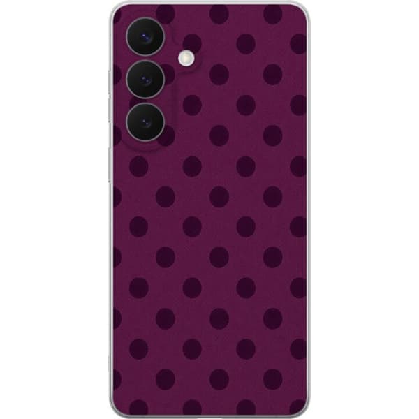 Kompatibelt Mobilskal till Samsung Galaxy S26+ Plum Dots