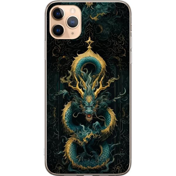 Kompatibelt Mobilskal till Apple iPhone 11 Pro Max Asiatisk drake