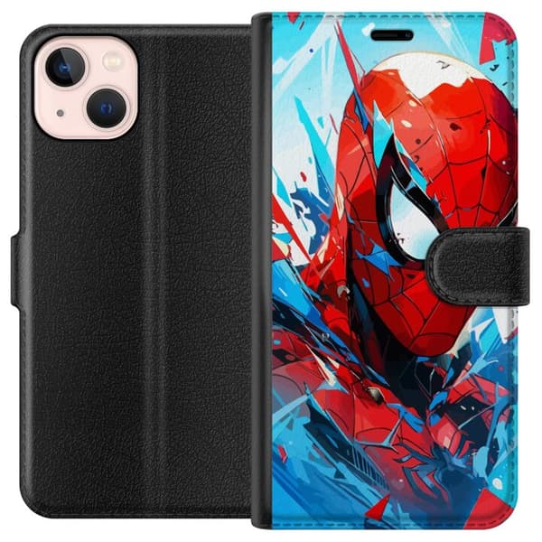 Kompatibelt Lommeboketui til Apple iPhone 13 mini Spiderman