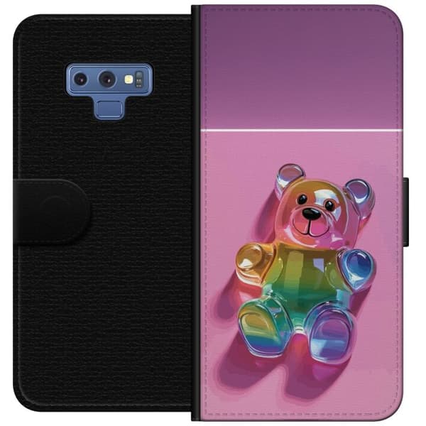 Kompatibelt Plånboksfodral till Samsung Galaxy Note9 Gullig nalledesign med regnbågstema