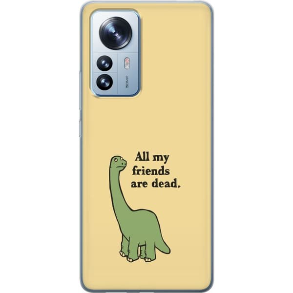 Kompatibelt Mobilskal till Xiaomi 12 Pro Dinosaurier
