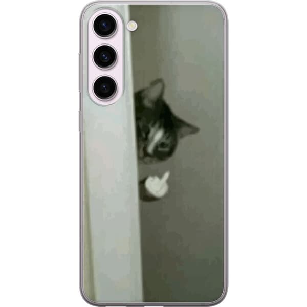Kompatibelt Mobilskal till Samsung Galaxy S23+ HAHA Katt