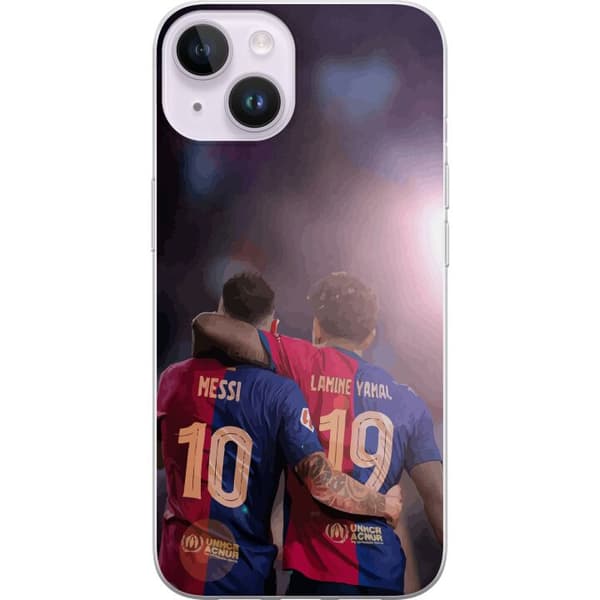 Kompatibelt Mobildeksel til Apple iPhone 14 Lamine Yamal VS Messi