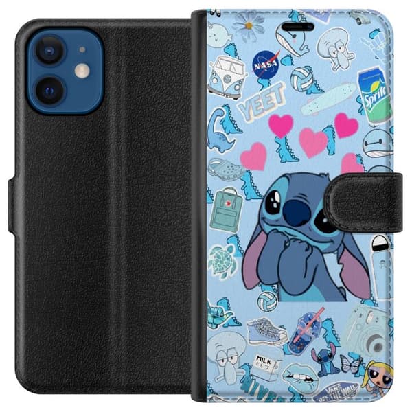 Kompatibel Tegnebogsetui til Apple iPhone 12 mini Strikke