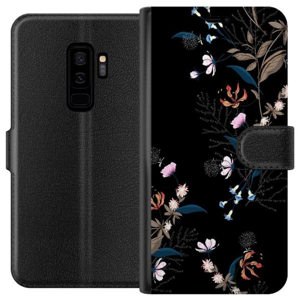 Kompatibelt Lommeboketui til Samsung Galaxy S9+ Blomster