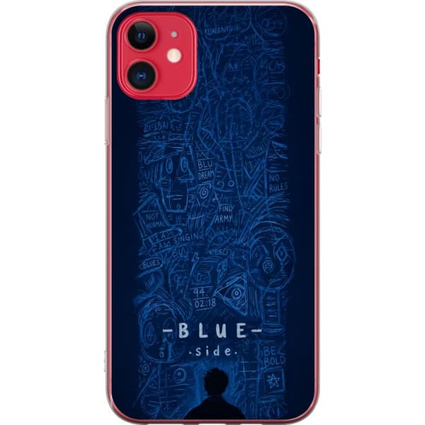 Kompatibelt Mobilskal till Apple iPhone 11 Blue Side illustration