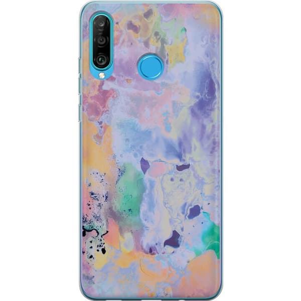 Kompatibelt Mobilskal till Huawei P30 lite Marmor / Marble