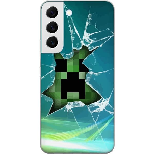 Kompatibelt Mobilskal till Samsung Galaxy S22 5G MineCraft