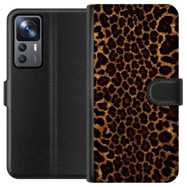 Kompatibel Tegnebogsetui til Xiaomi 12T Pro Leopardikon
