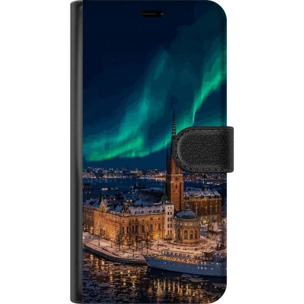 Kompatibel Tegnebogsetui til Google Pixel 9a Norrsken över Stockholm