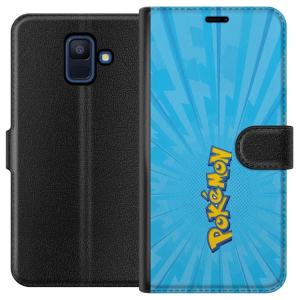 Kompatibel Tegnebogsetui til Samsung Galaxy A6 (2018) Ikonisk design