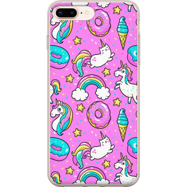 Kompatibelt Mobildeksel til Apple iPhone 8 Plus Unicorn