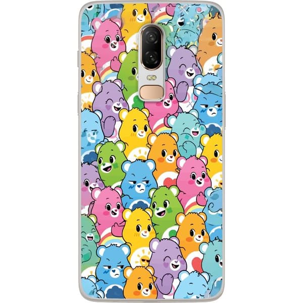 Kompatibelt Mobildeksel til OnePlus 6 Care Bears