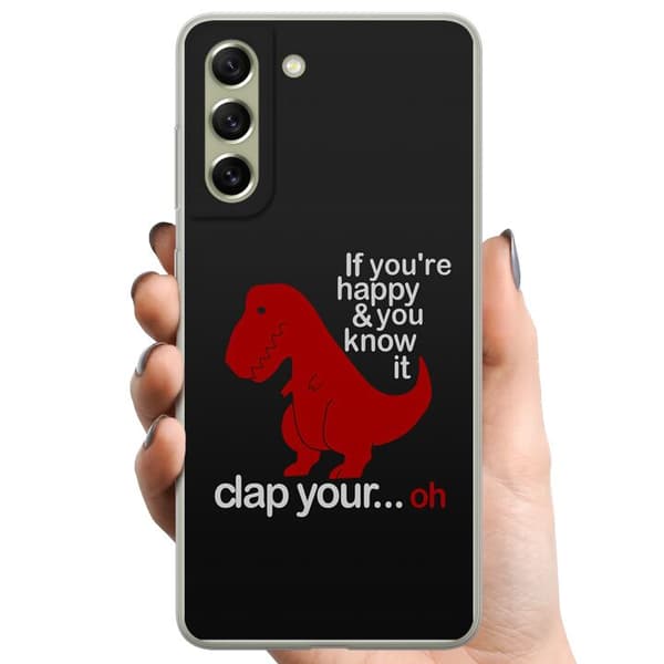 Kompatibelt Mobildeksel til Samsung Galaxy S21 FE 5G Dinosaur