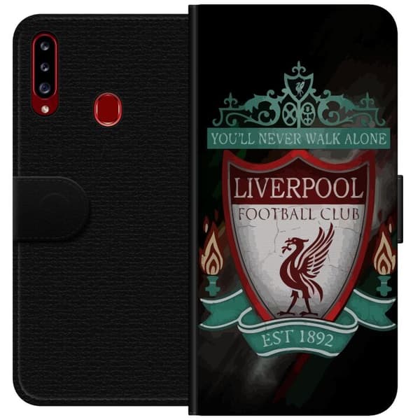 Kompatibelt Plånboksfodral till Samsung Galaxy A20s Liverpool L.F.C.
