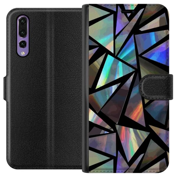Kompatibelt Lommeboketui til Huawei P20 Pro 3D Refleksjon