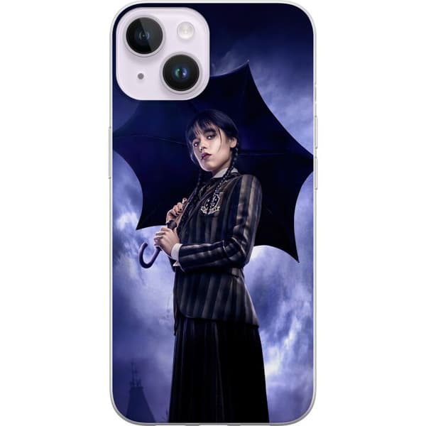 Kompatibelt Mobilskal till Apple iPhone 14 Plus Wednesday Addams