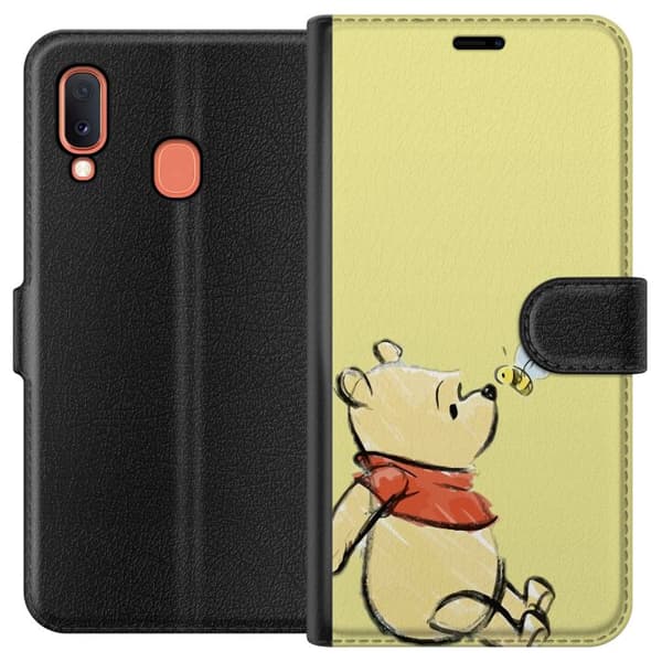 Kompatibelt Lommeboketui til Samsung Galaxy A20e Winnie Puh