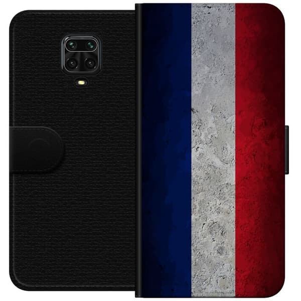 Kompatibelt Plånboksfodral till Xiaomi Redmi Note 9 Pro Ren fransk flaggdesign