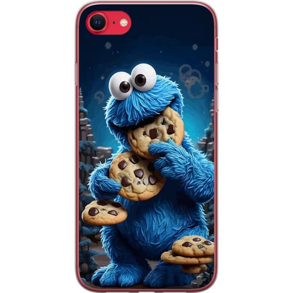 Kompatibelt Mobildeksel til Apple iPhone 8 Klassiskt Kakemonster med store sjokoladekaker