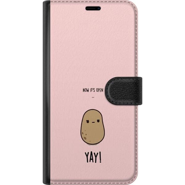 Kompatibelt Lommeboketui til Apple iPhone 17 Rolig potatis med Yay-text