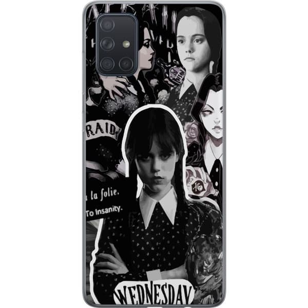 Kompatibelt Mobildeksel til Samsung Galaxy A71 Wednesday Addams