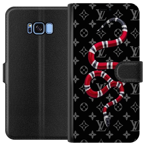 Kompatibelt Plånboksfodral till Samsung Galaxy S8 Snake